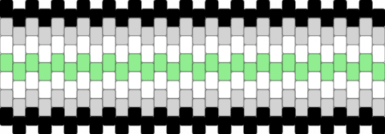 AGENDER FLAG - white