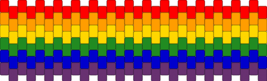 Rainbow cuff :3 - orange,green,pink,colorful