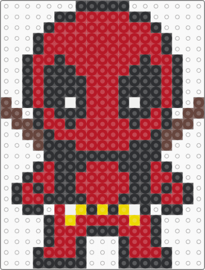 Wade Wilson (Deadpool) - deadpool,chibi,character,marvel,antihero,superhero,wade wilson,comic,movie,red