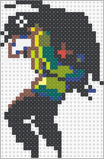 Kris Ch 2 Dark Fountain - black,gold,tan,gray,colorful,deltarune,kris