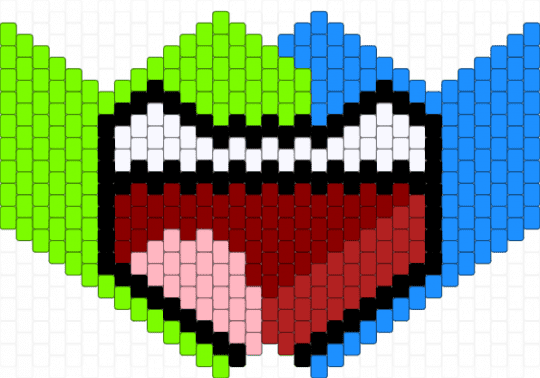 book mask!!! - green,light blue,red