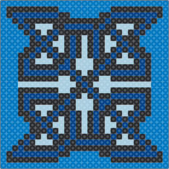 Celtic knot - blue