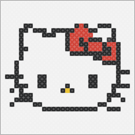 HELLO KITTY - white,red