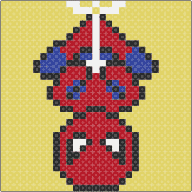 spooderman - spiderman,marvel,superhero,whimsical,playful,lighthearted,engaging,bright,red