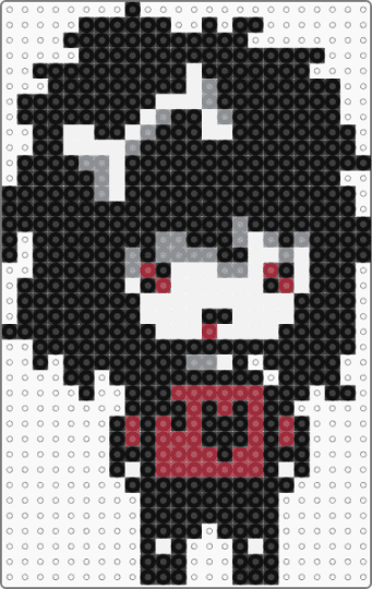 Vampire - black, gray, red