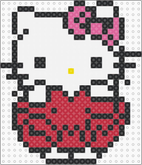 hello kitttyyyyyy - white,red