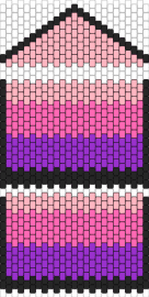 Bag - bag,panels,gradient,stylish,elegant,pink,purple