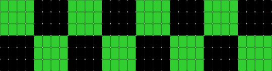 Black and green checkerboard - green,black