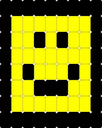 Smiley Face Pony Bead Patterns - Gallery - Kandi Pad | Kandi Patterns ...