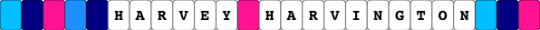 Harvey Harvington single (bloodmoney) - white,light blue,purple,pink,bloodmoney,singles