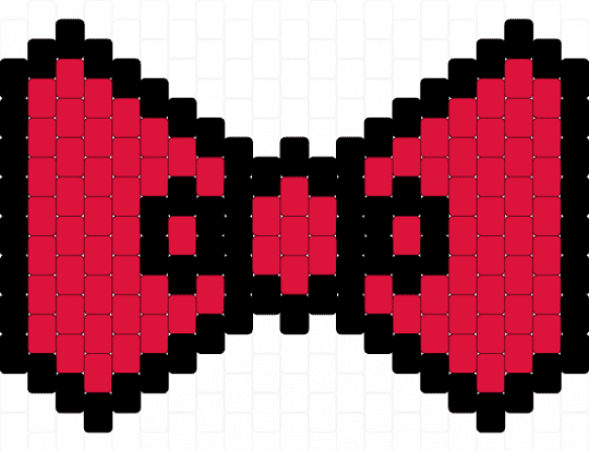 bow - black,red