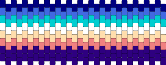 Nebularomantic Pride Multi Stitch Peyote Stitch Cuff - purple,pride,lgbt,lgbtq,lgbtqia,nebularomantic,multi sitch,cuff,peyote stitch