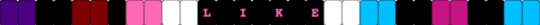 Single kandi bracelet  PARTY LIKE THE 80's (PLT80's) *LIKE - MATCHING 2* - black,pink,light blue,asteriasdeath,asteria,kets4eki,6arelyhuman,anarchist sanctuary,sassy scene,pl80s,party like the 80s