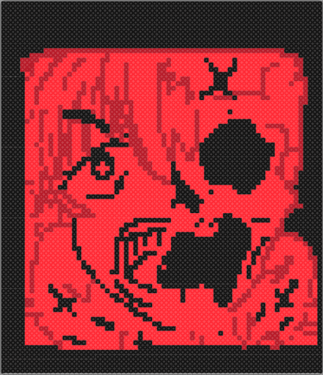FUSION - asteria - Fuse Bead Perler Patten - black,red,fusion,asteria,asteriasdeath,as,kets4eki,anarchist sanctuary,anarch,anarchy