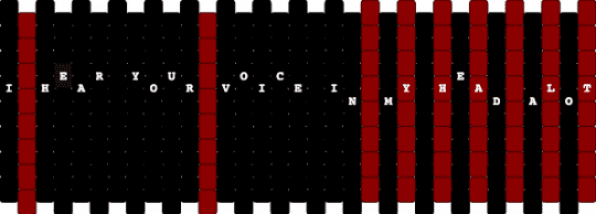 i hear your voice in my head alot - m1v - childhood dementia - Album - Multi Stitch/Peyote - black,red,ihearyourvoiceinmyheadalot,m1v,made1vvvonder,lonegore,song,song album,childhood dementia,music