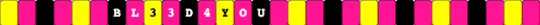 BL33D4YOU - Lil Witchy - BL33D4YOU - Album - Single Kandi Bracelet - pink,yellow,bl33d4you,lil witchy,song album,song,album,music,music album