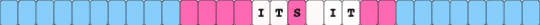ITS/IT Pronouns Transgender Single Bracelet Pattern - light blue,pink,its,it,pirde,lgbt,lgbtq,lgbtqia,trans,transgender