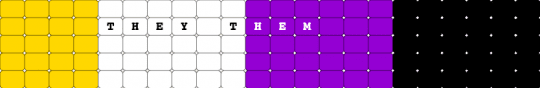 THEY/THEM Nonbinary / Emby pride Kandi Cuff - yellow,purple,pride,nonbinary,lgbtq,lgbtqia,they them,they,them,emby