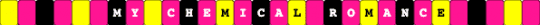 My Chemical Romance - Lil Witchy, nami - BL33D4YOU - Album - Single Kandi Bracelet - pink,yellow,my chemical romance,lil witchy,bl33d4you,song,song album,album,nami,music