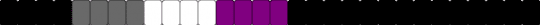 Asexual Pride Single Kandi Bracelet - black,gray,pink,asexual,pride,single,lgbt,lgbtq,lgbtqia,kandi