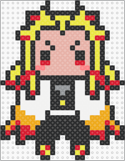 Kyōjurō Rengoku - black,yellow,red,beige