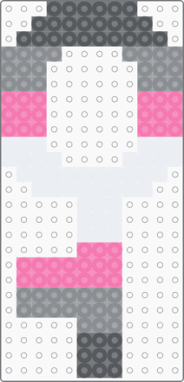 Demi girl pride symbol - gray,pink,pride,demigirl