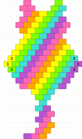Rainbow Cat - cat,neon,diagonal,stripes,silhouette,animal,colorful,pink,light blue,cotdbrightness,rainbow,halloween