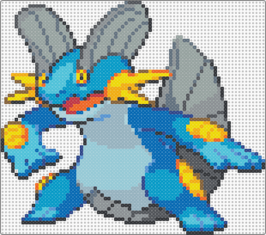 Swampert 2 - gray,blue,light blue,pokemon,swampert