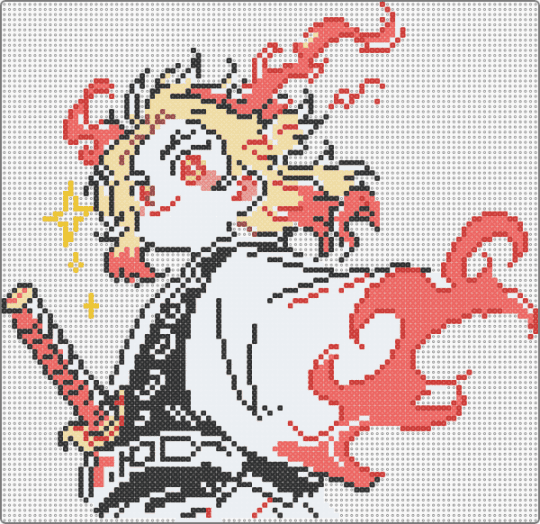 Kyojuro Demon Slayer - white,red,demon slayer,demonslayer,kyojuro