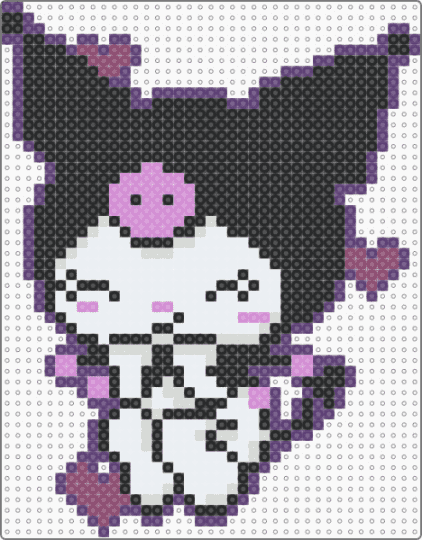 Kuromi My Melody - pink,purple,kuromi,hello kitty,sanrio,my melody,hellokitty,mymelody