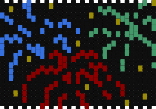 Fireworks for 2026 - black,blue,red,green,cotdnewyears2025,fireworks,sky,pretty