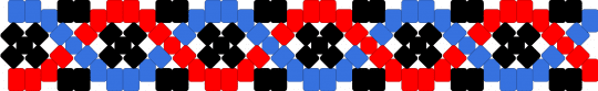 Red & Blue DNA strand - blue,red,dna,xbase