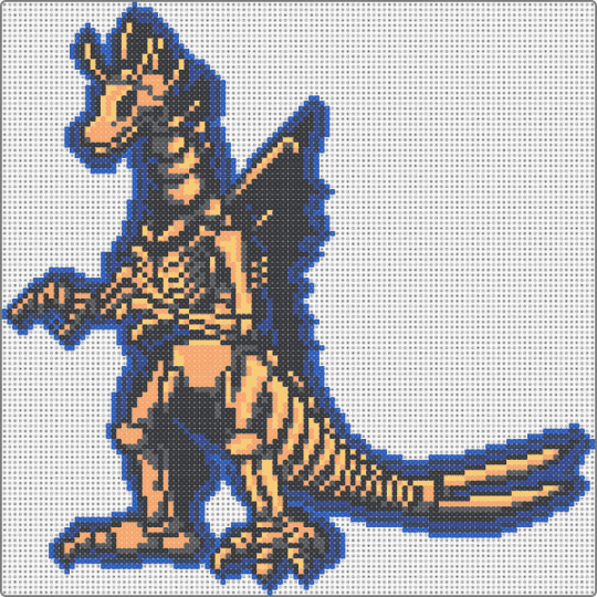 Ghost Titanosaurus - blue,orange,godzilla,creepypasta,video games,fnf