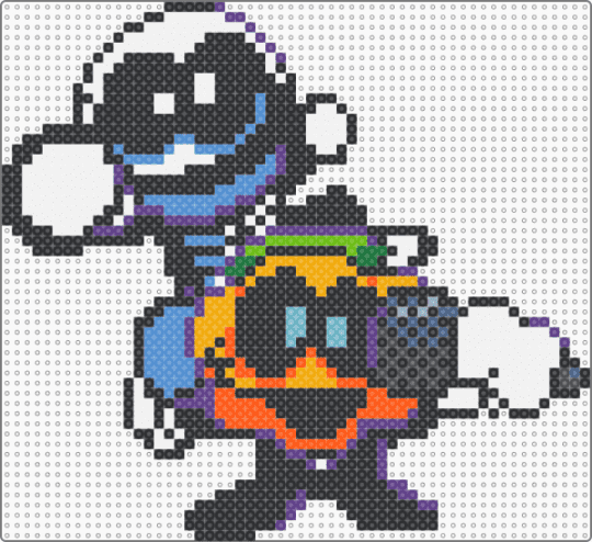 Skid And Pump - black,white,light blue,purple,orange,colorful,spooky month,fnf,video games