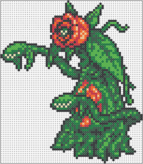 Biollante Flower Form - gray,green,godzilla,video games,creepypasta
