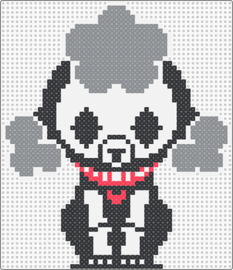 Skelanimals, Roxie The Poodle - gray,skeleton,poodle,spooky,cute
