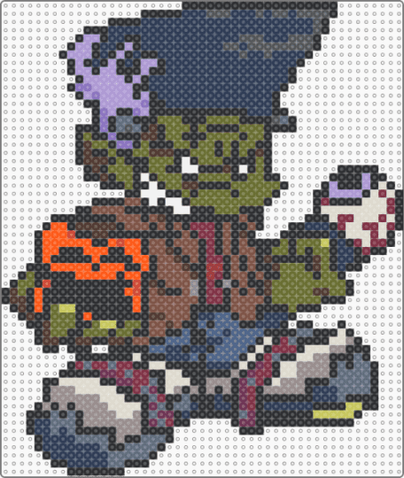 Spooky Mix Darnell - black,purple,gray,brown,tan,colorful,video games,fnf,spooky