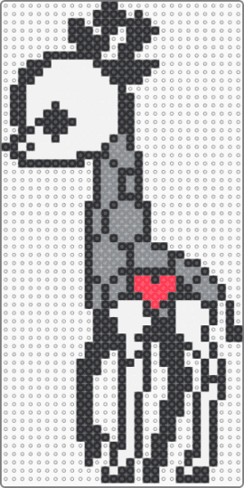 Skelanimals, Jenny The Giraffe - black,white,gray,skeleton,giraffe,spooky,cute