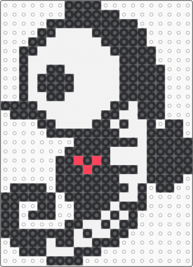 Skelanimals, Sera The Seahorse - black,white,skeleton,seahorse,spooky,cute