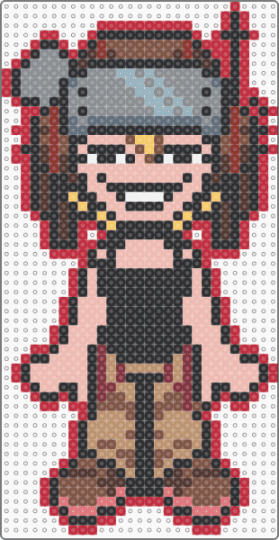 Pompy - red,beige,gray,psychopomp,video games,horror