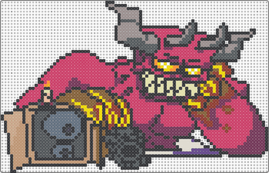 Moloch Spooky Mix - gray,pink,beige,spooky month,fnf,video games