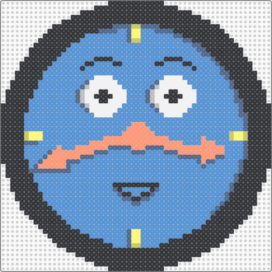 Tony The Talking Clock - light blue,dhmis