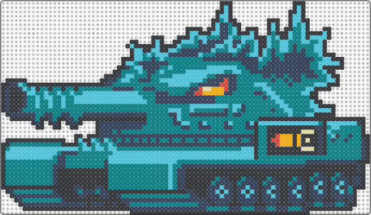 Tankzilla - purple,teal,light blue,godzilla,creepypasta,video games,fnf