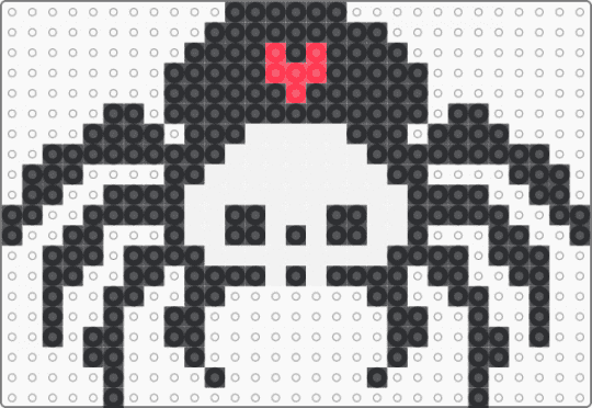 Skelanimals, Timmy The Spider - black,white,skeleton,spider,spooky,cute