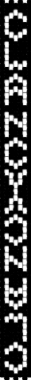 thinnest clancy pattern - black,white