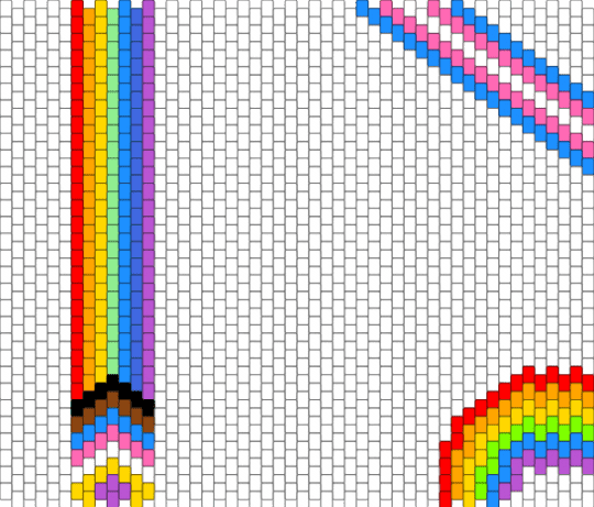 Pride bag #1 - white,pink,light blue,orange,colorful,pride bag