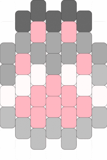 Demigirl paw - beige,pink