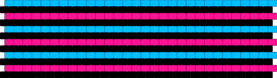 Pink and Blue Striped Peyote - light blue,pink,pink and blue