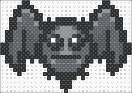 Charm Of The Vampire - black,gray,tboi,the binding of isaac,vampire,bat,video games
