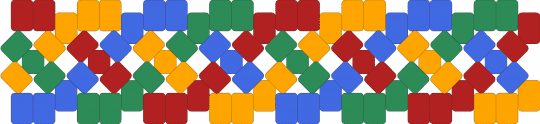 woven colors (4) - orange,green,red,blue